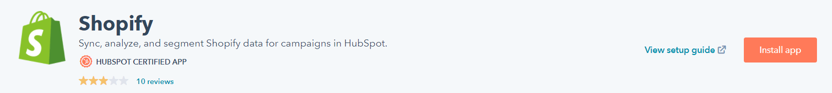 View Setup Guide of Shopify